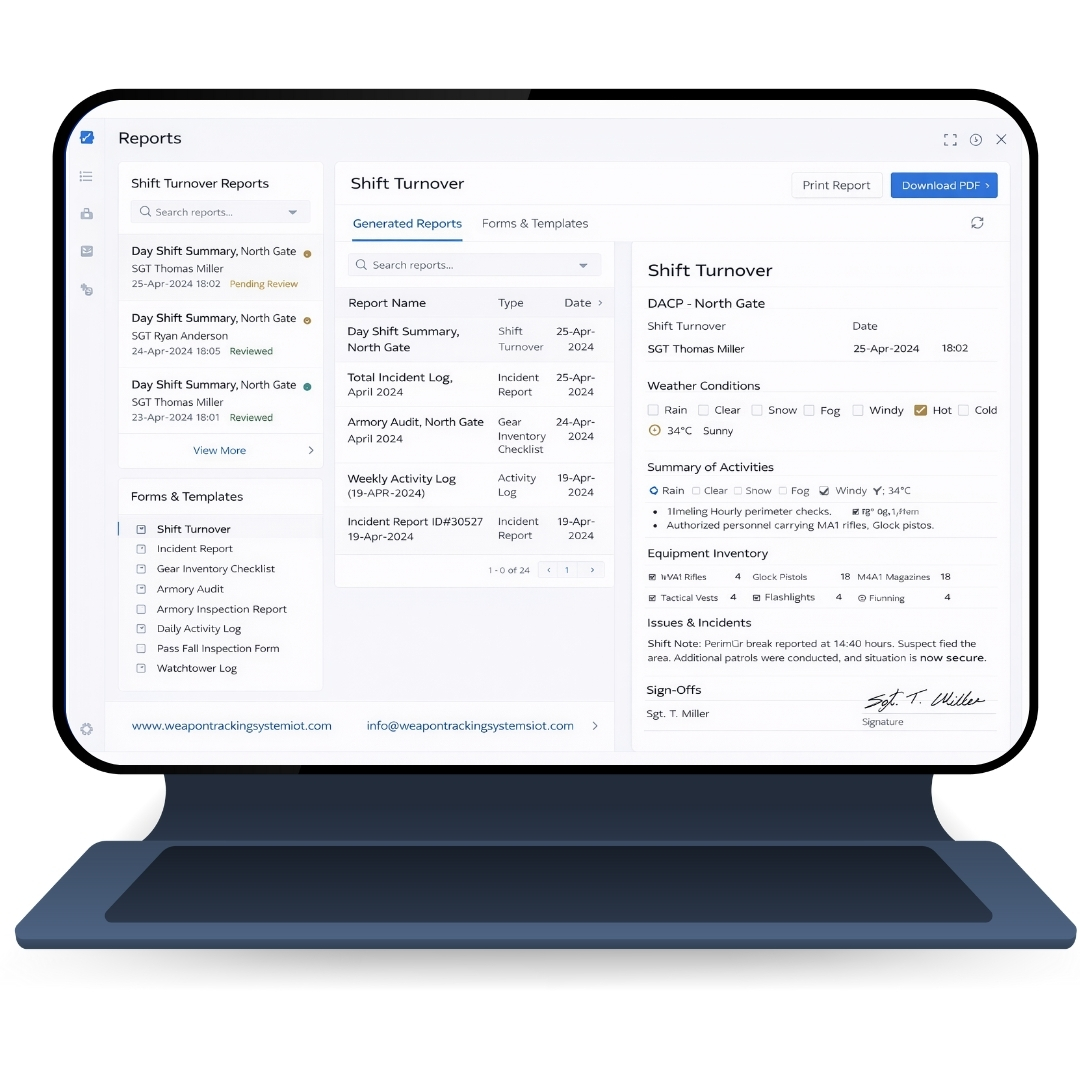 ware screen personnel authenitcation